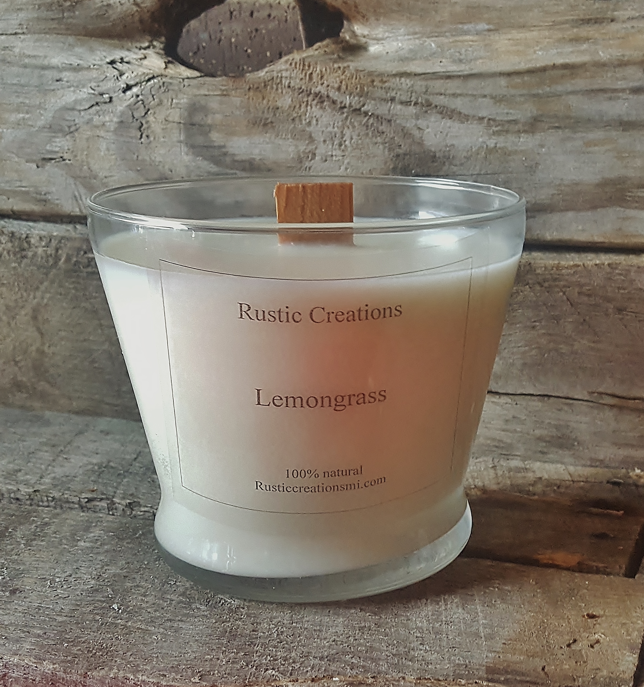 Lemongrass Wood Wick Candle - 11oz – Cozy Candles